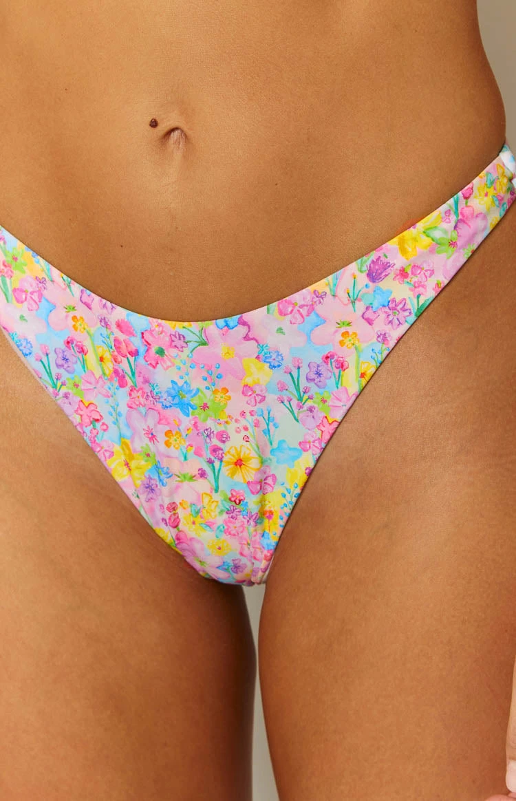 9.0 Swim Bianca Painted Floral Bikini Bottoms - Image 6