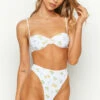 9.0 Swim Jamilla White Floral Bikini Bottoms