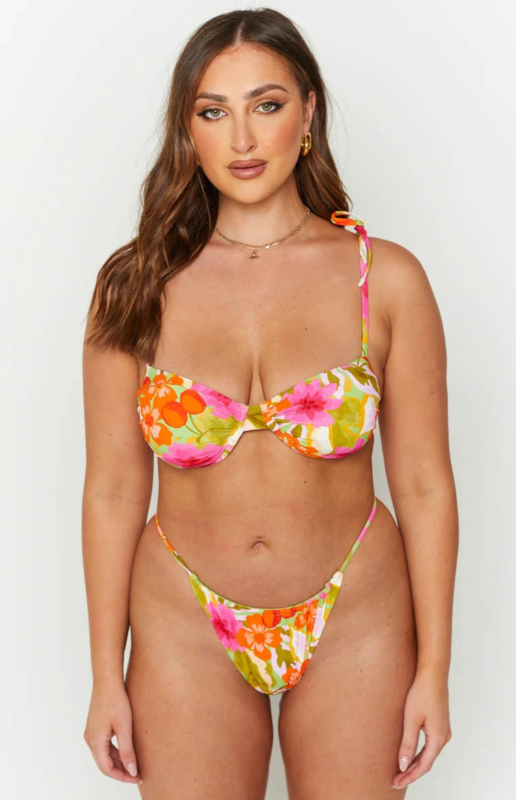 9.0 Swim Quinne Floral Print Bikini Bottom - Image 4