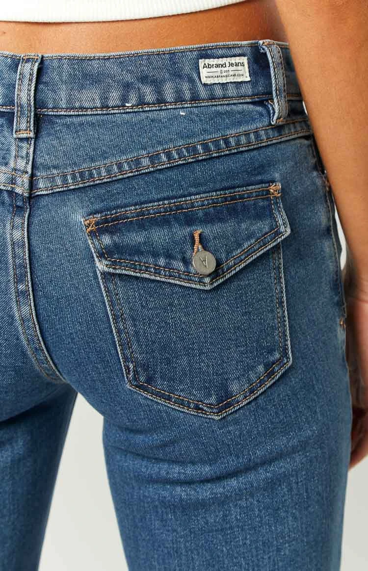 Abrand 99 Low Straight Elena Mid Wash Jeans - Image 6
