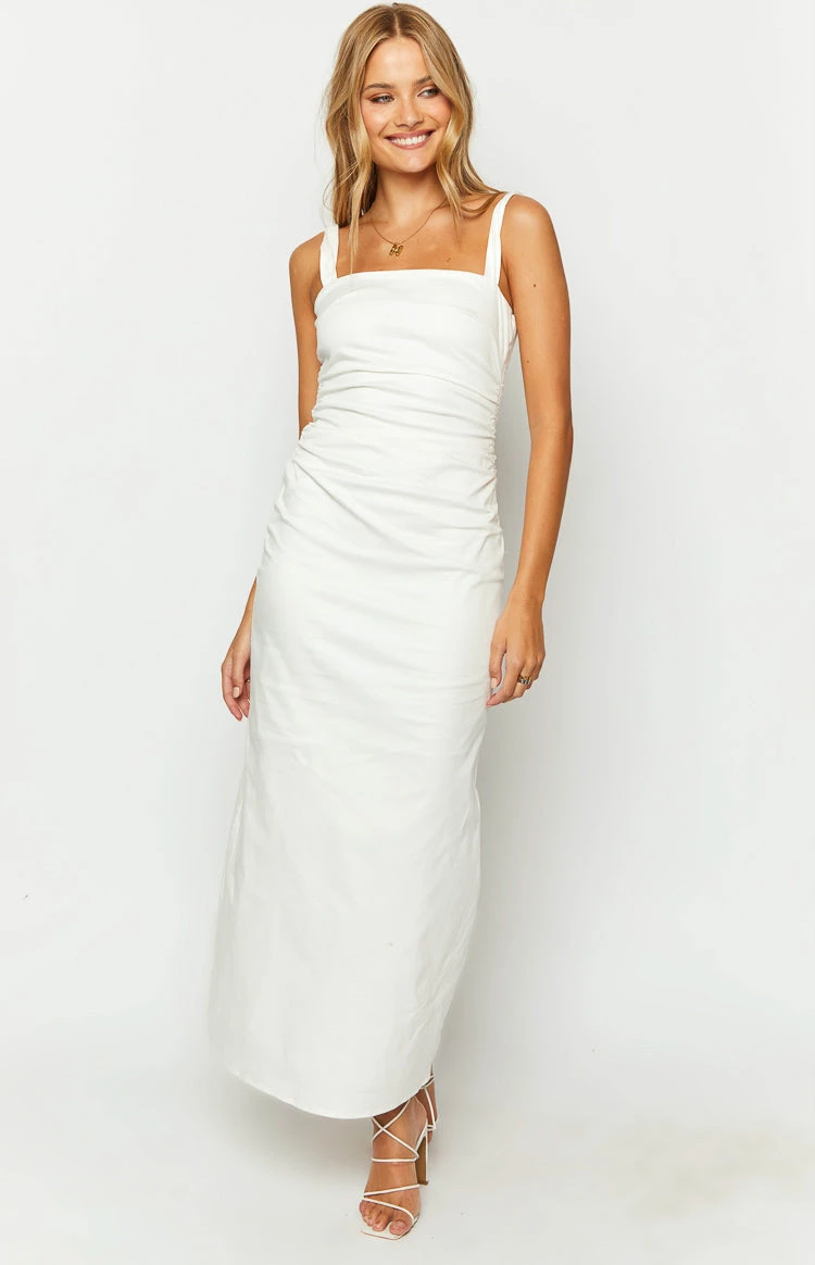 Angelic Aura White Maxi Dress - Image 3