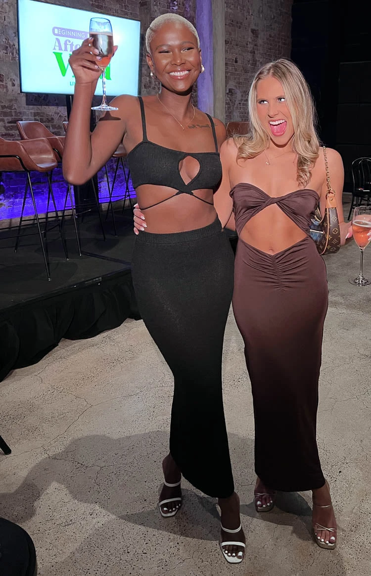 Annabella Black Crop Top - Image 8