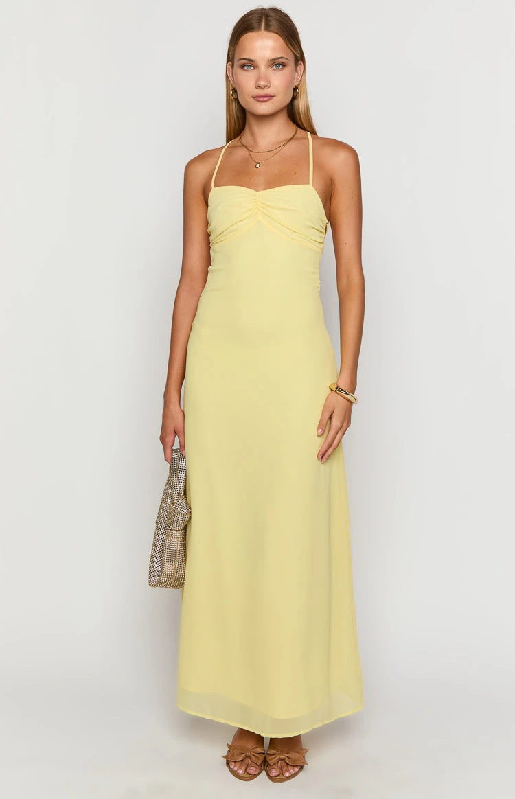 Arabelle Yellow Maxi Dress - Image 2