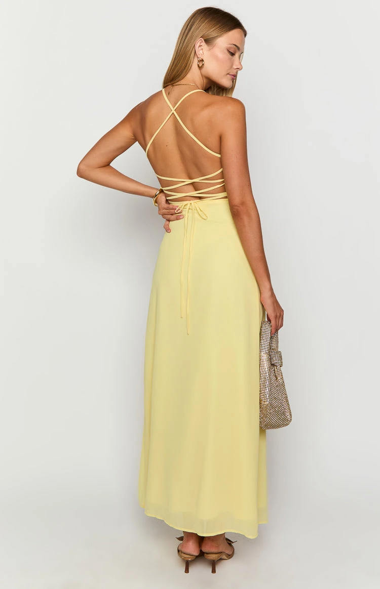 Arabelle Yellow Maxi Dress - Image 5