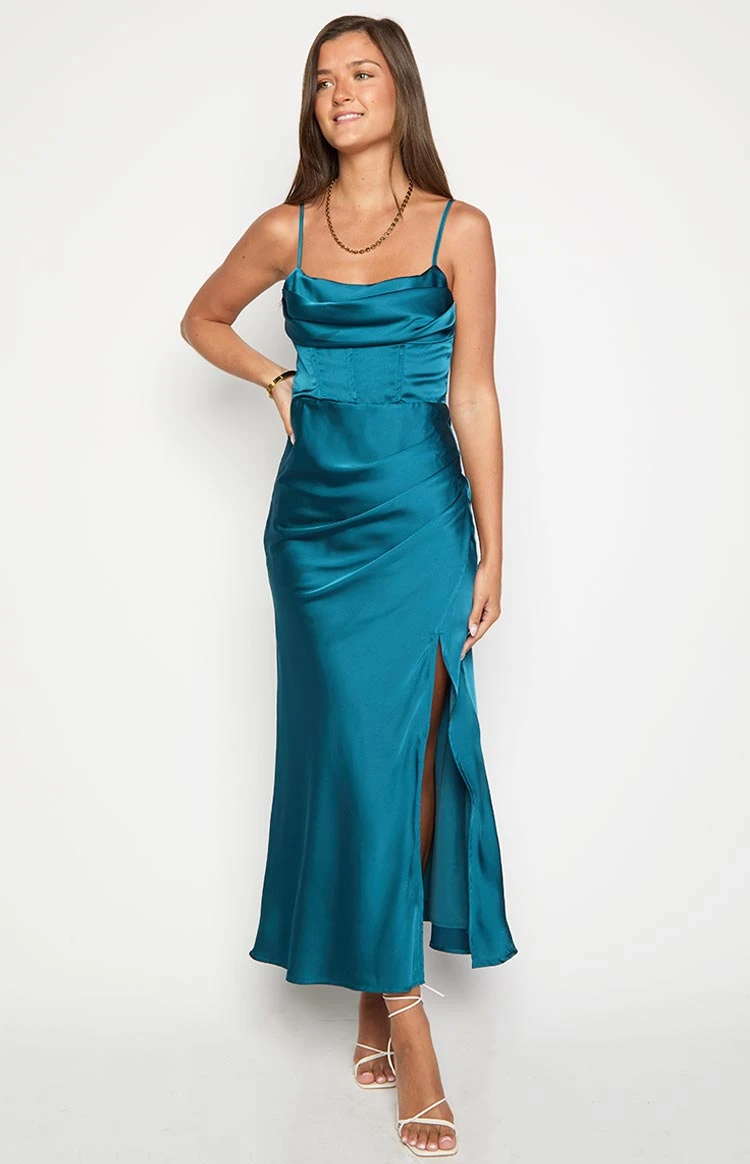 Ardette Green Maxi Dress - Image 3