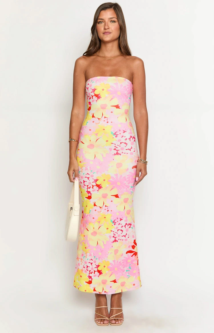 Arizona Strawberry Girl Print Maxi Dress - Image 2