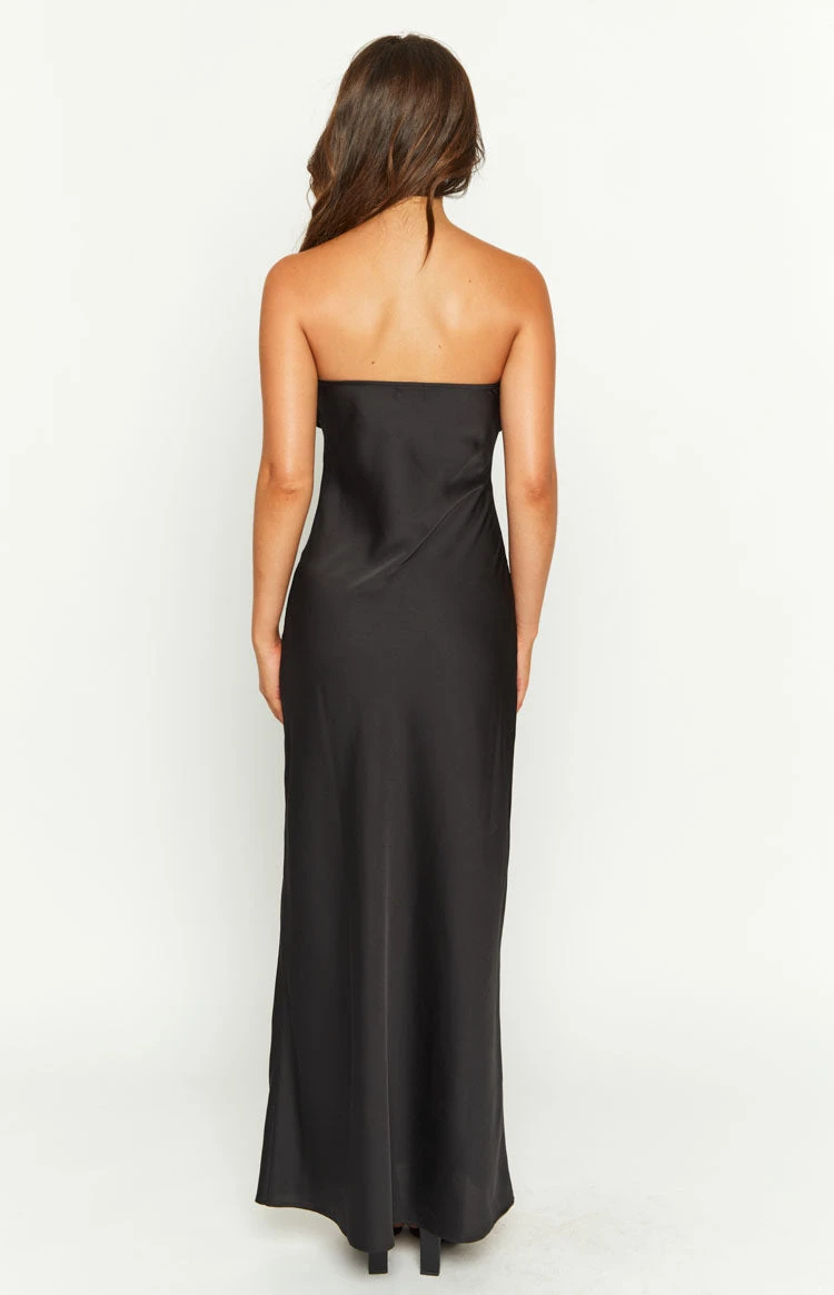 Ashley Black Formal Maxi Dress - Image 6