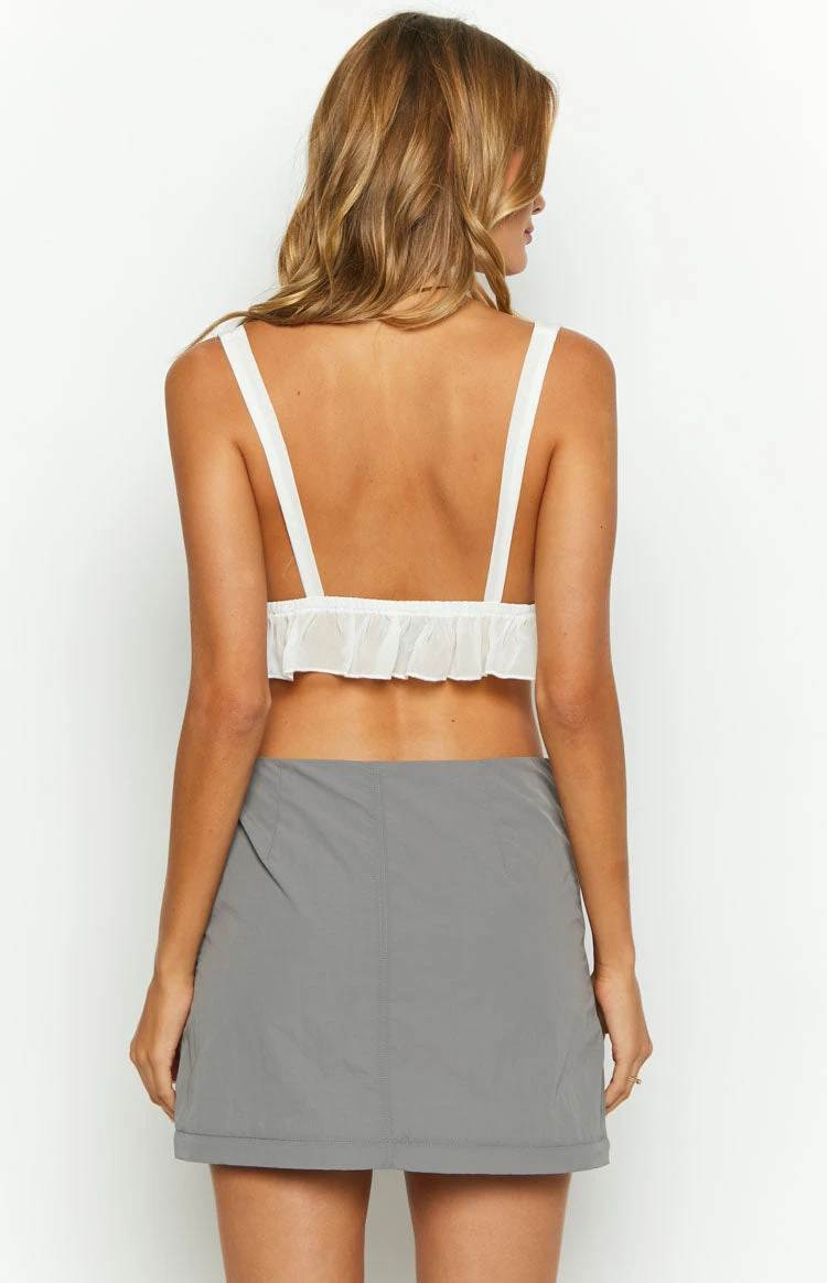 Astin Grey Cargo Midi Skirt - Image 12