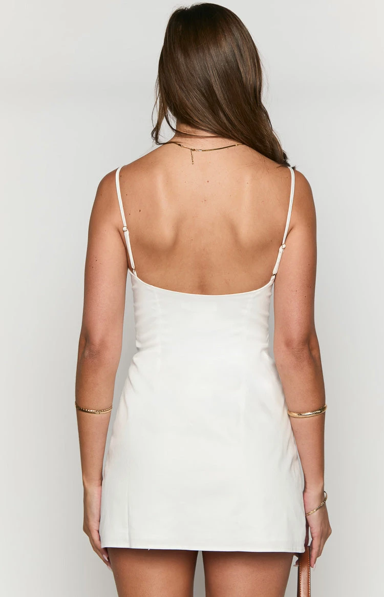 Beck White Mini Dress - Image 5