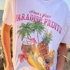 Beginning Paradise Fruits White Tee