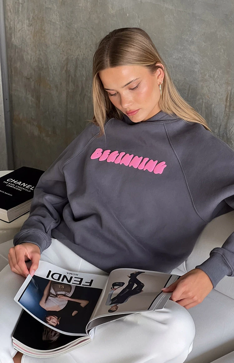 Beginning Slate Bubble Hoodie - Image 10