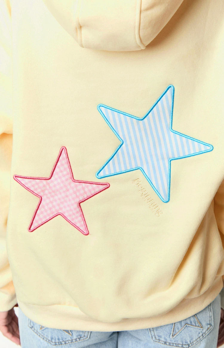 Beginning Cream Star Hoodie - Image 6