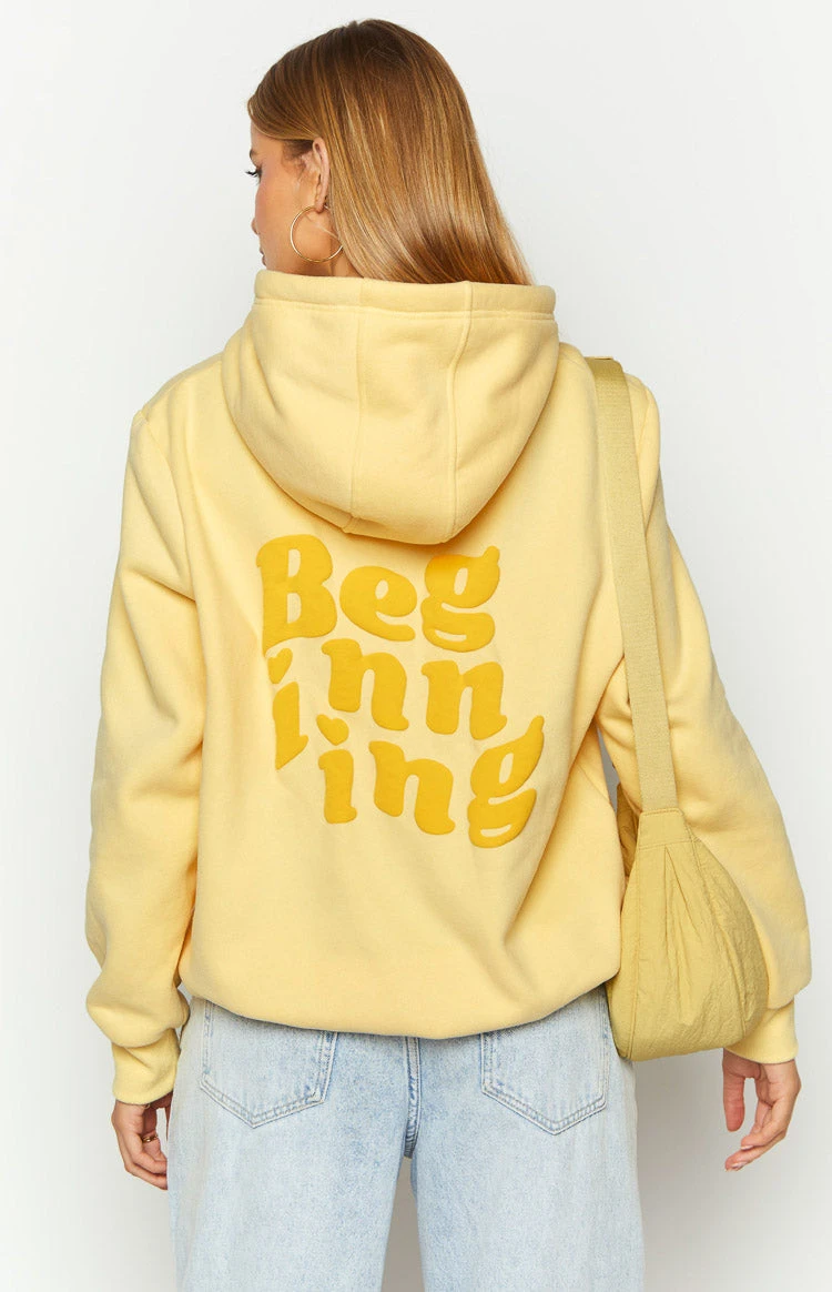 Beginning Yellow Snuggle Bubble Hoodie - Image 5