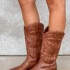 Billini Ottile Tan Cowboy Boots