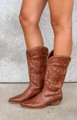 Billini Ottile Tan Cowboy Boots