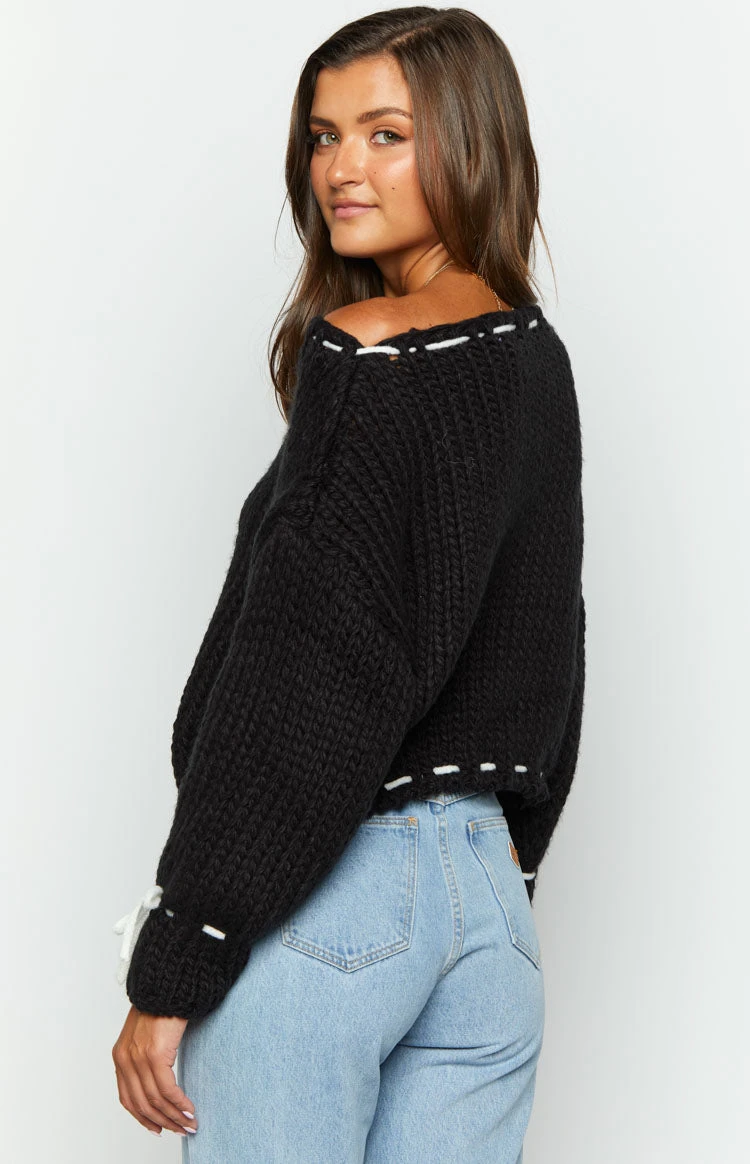 Bea Black Sweater - Image 6