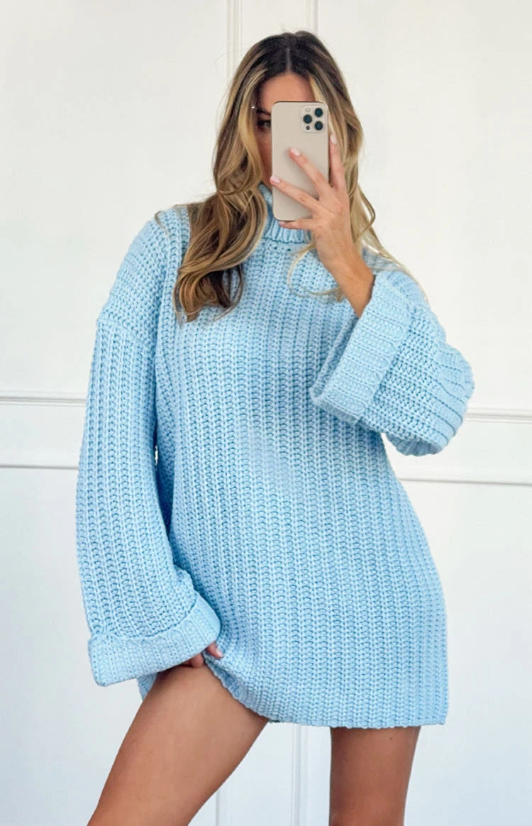 Bonnie Blue Sweater Dress - Image 2