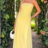 Brayan Yellow Maxi Dress