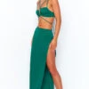 Brigitta Emerald Maxi Skirt
