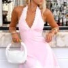 Cassidy Baby Pink Mini Dress