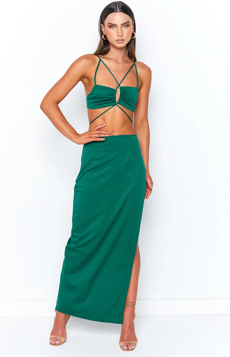 Celeste Emerald Bralette Top - Image 5