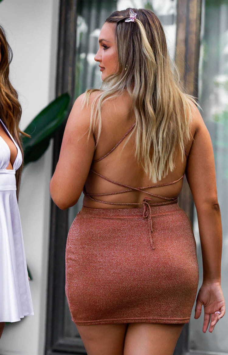 Charlotte Pink Mini Skirt - Image 3