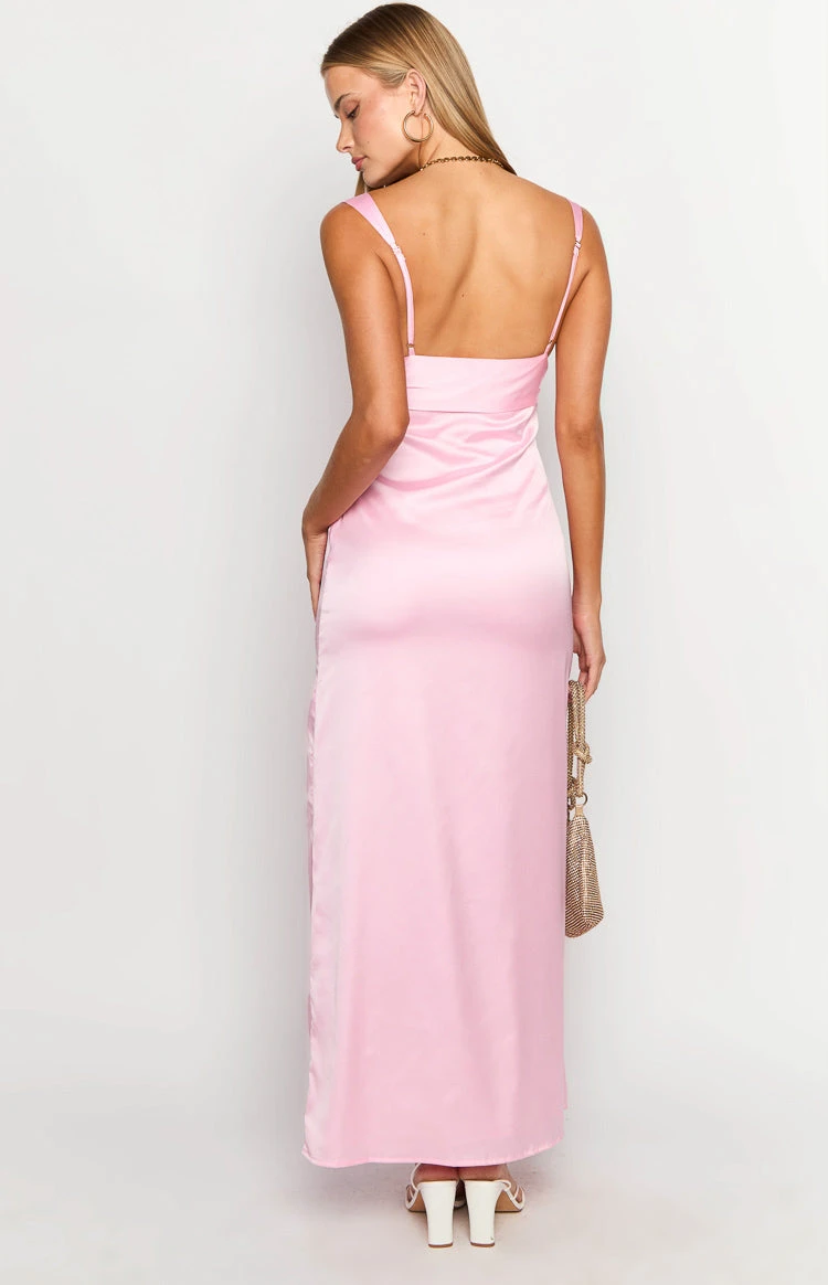 Cianna Pink Maxi Dress - Image 5