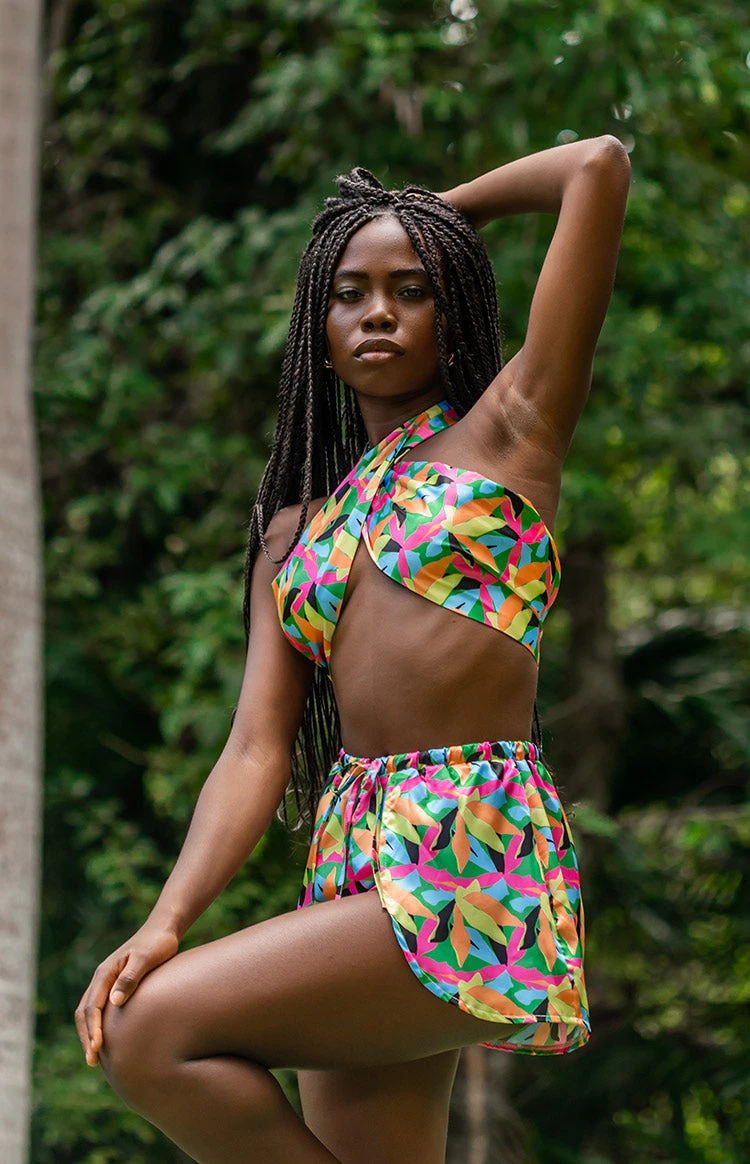 Danna Wrap Shorts Tropical - Image 6