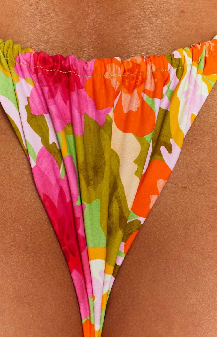 9.0 Swim Quinne Floral Print Bikini Bottom - Image 8