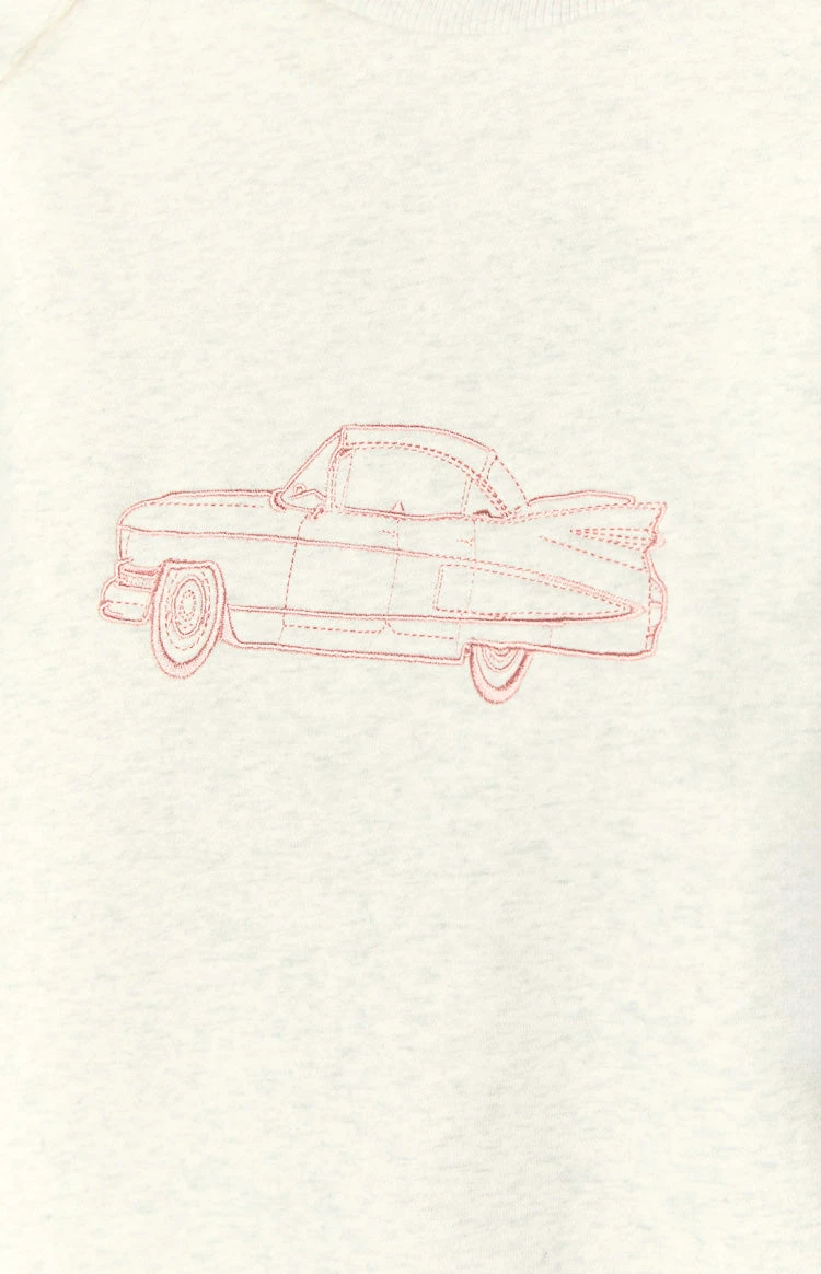 Elodie Grey Crew Neck Sweater - Image 6