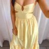 Felicitie Yellow Maxi Dress