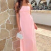 Flossie Pink Maxi Sleeveless Dress