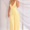 Gloria Yellow Maxi Dress