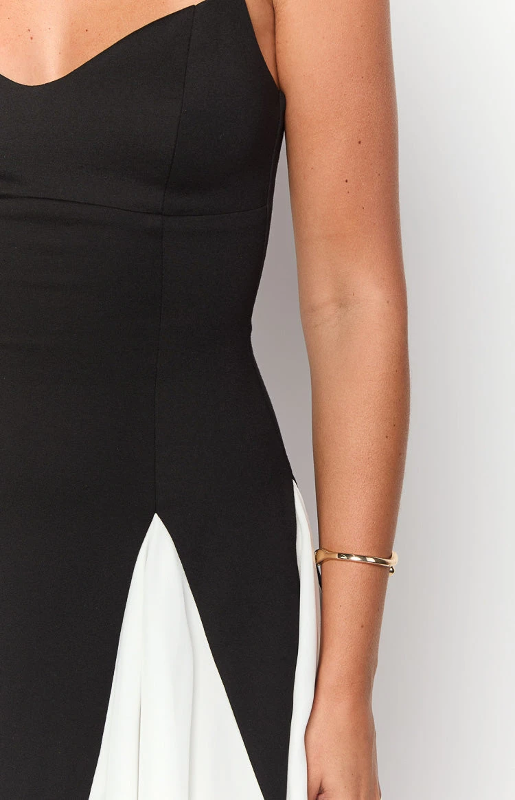 Gracey Black Mini Dress - Image 6