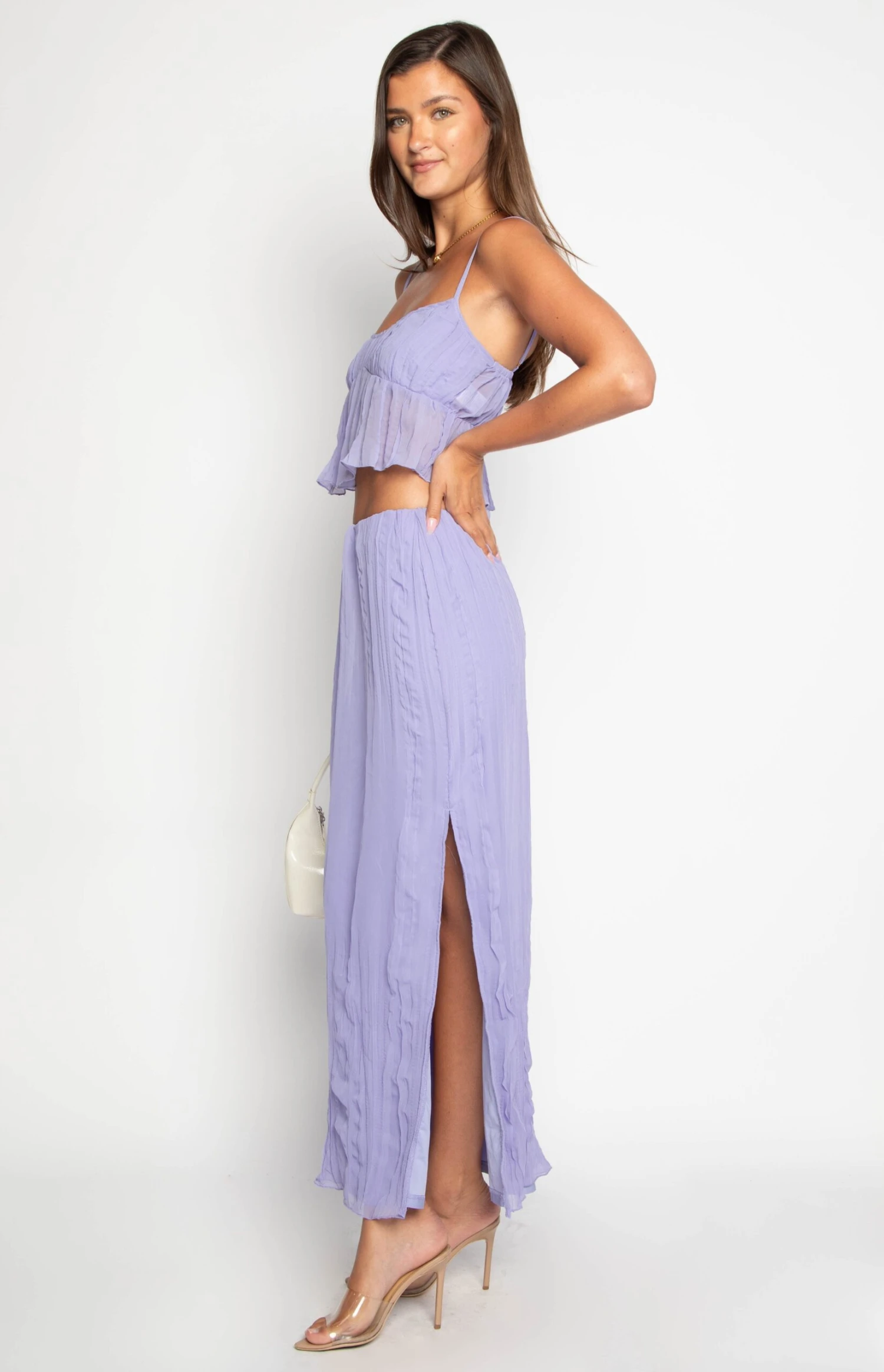 Her Moment Purple Maxi Skirt - Image 2