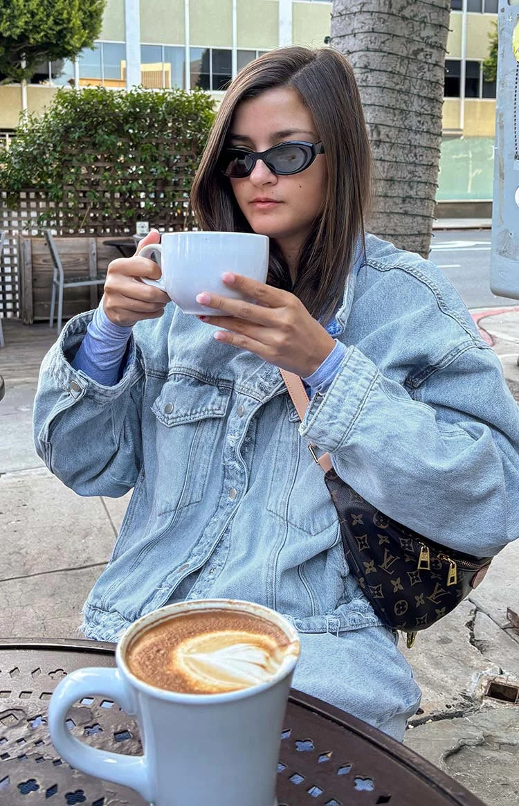 Hugo Light Wash Oversized Denim Jacket - Image 6