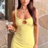 Jorja Yellow Mini Dress
