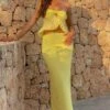 Jacqulin Yellow Maxi Skirt