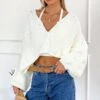 Jen White Knit Cardigan