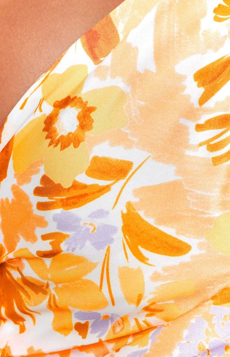 Juniper Orange Floral Top - Image 7