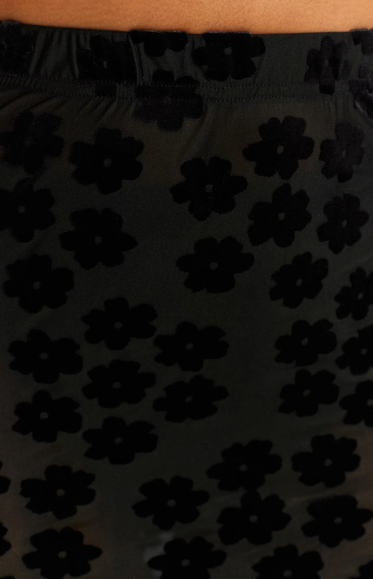 Late Night Black Maxi Skirt - Image 8