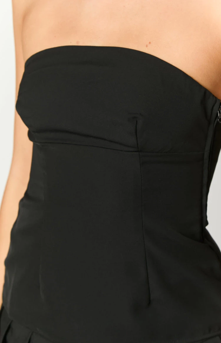 Layi Black Strapless Top - Image 5