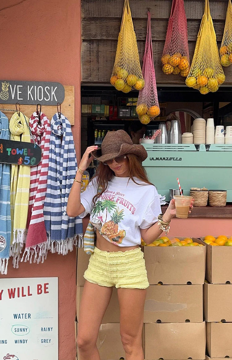 Leo Yellow Micro Shorts - Image 11