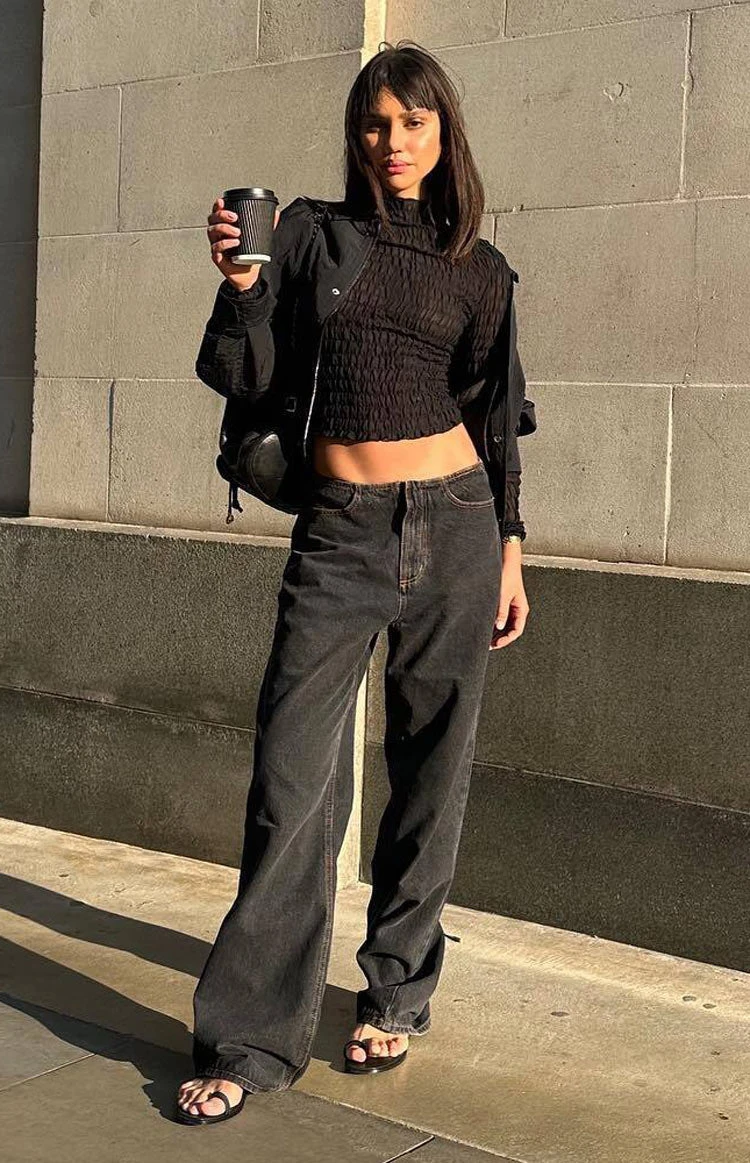 Lioness Practical Magic Charcoal Jeans - Image 6