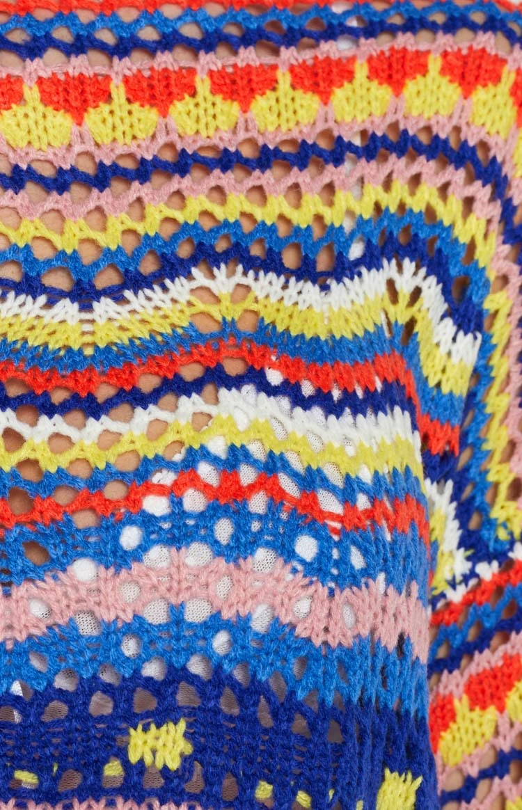 Beginning Boutique Long Weekend Sweater Blue - Image 12