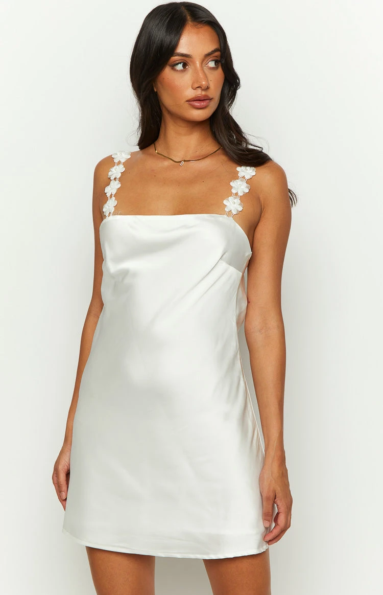 Love Bug White Mini Dress - Image 3