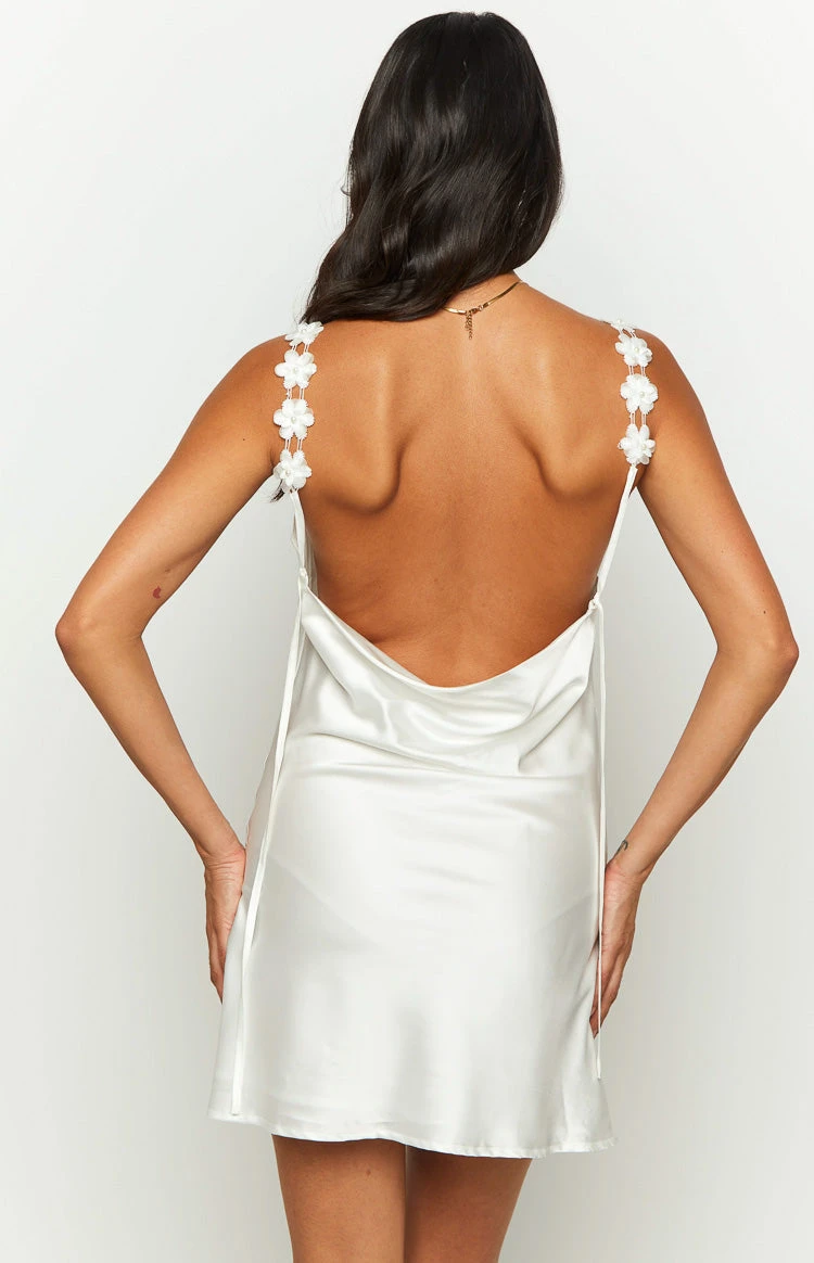 Love Bug White Mini Dress - Image 5