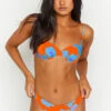 9.0 Swim Luella Orange Floral Bikini Bottoms
