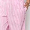 Mahalia Pink Stripe Pants