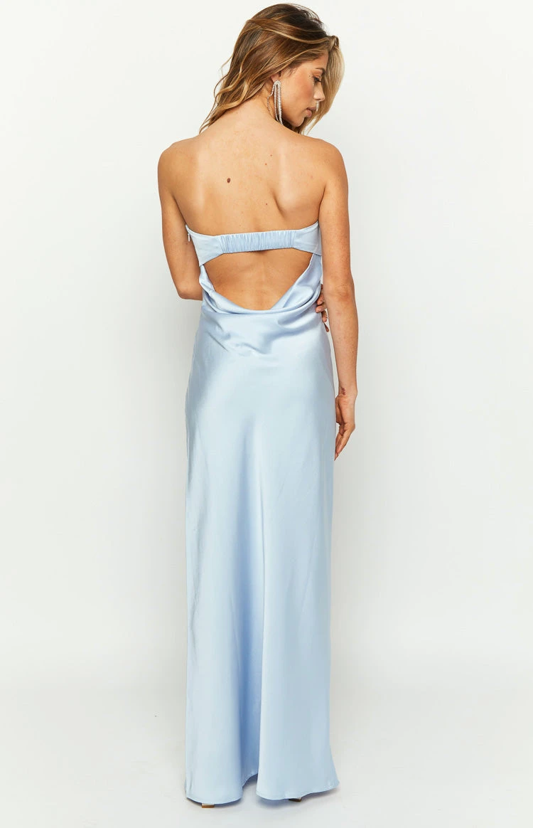 Maiah Blue Formal Maxi Dress - Image 5